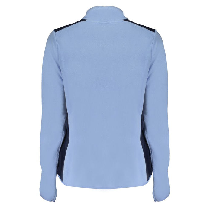 Light Blue Polyester Women Sweater