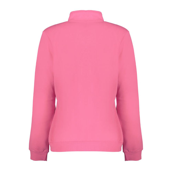 Pink Polyester Women Sweater