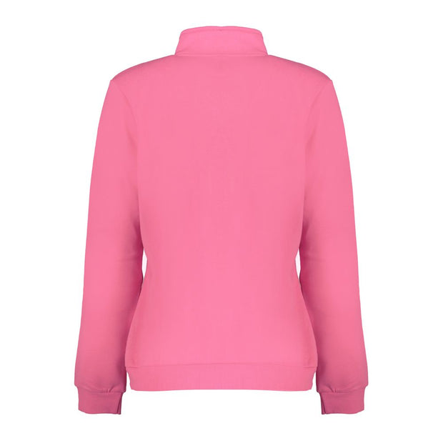 Pink Polyester Women Sweater