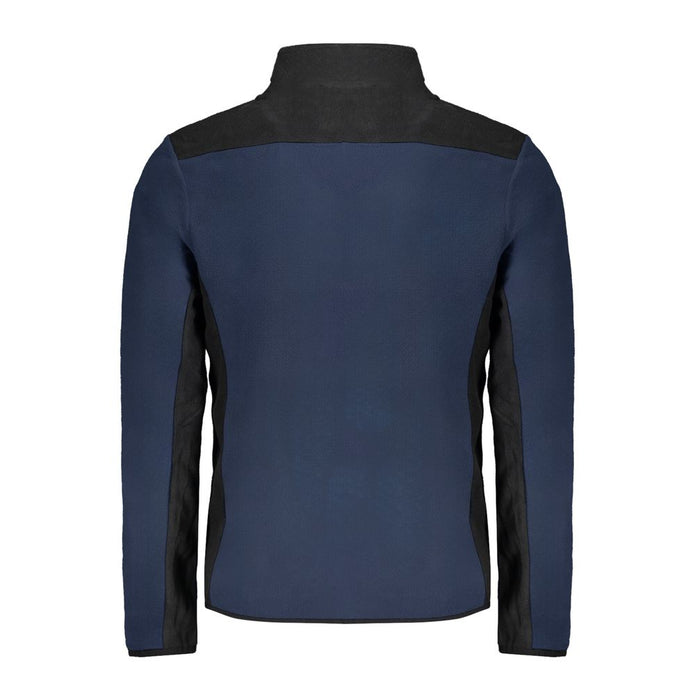 Blue Polyester Men Sweater