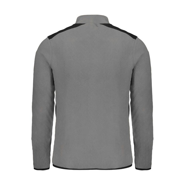 Gray Polyester Men Sweater