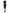 Black Cotton Sheath Knee Length Dress