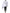 White Puffer Quilted Full Zip Coat Jacket