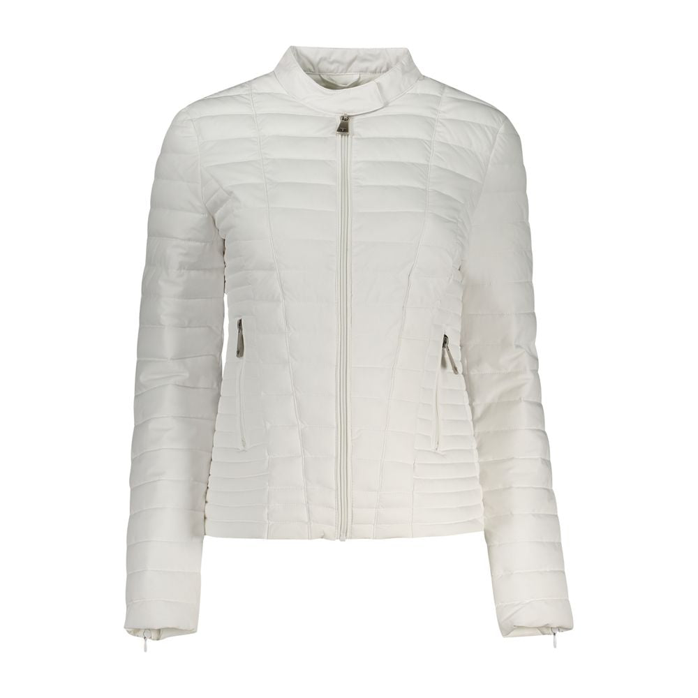 White Polyethylene Women Jacket