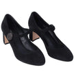 Black Leather Di Capra Pump