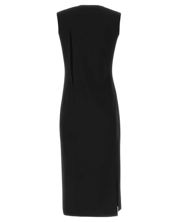 Black Viscose Women Dress