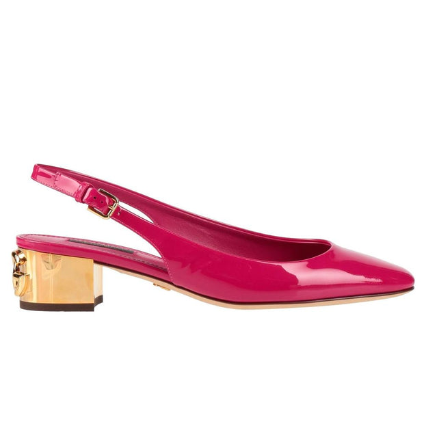 Fuchsia Leather Di Calfskin Pump