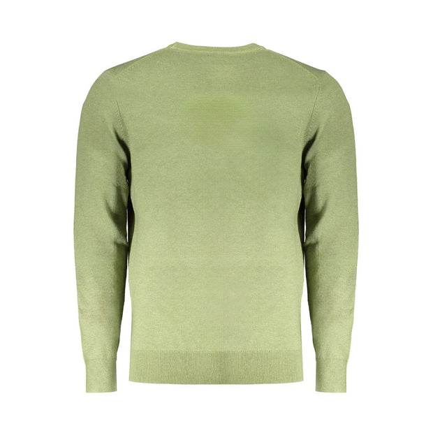 Green Wool Mens Sweater