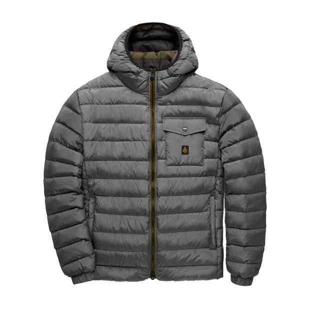 Gray Nylon Men's Jacket