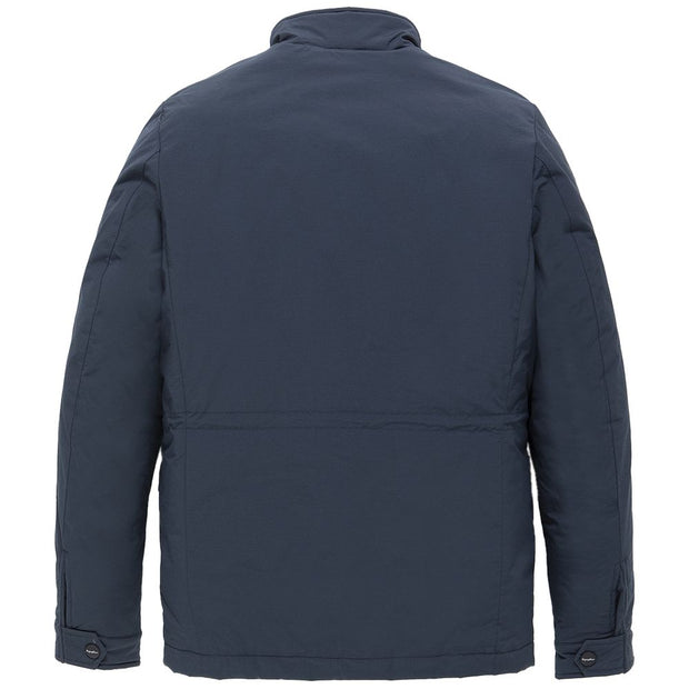 Blue Nylon Men's Jacket