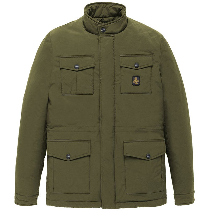 Green Nylon Men's Jacket