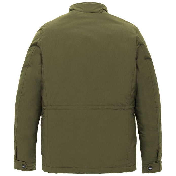 Green Nylon Men's Jacket