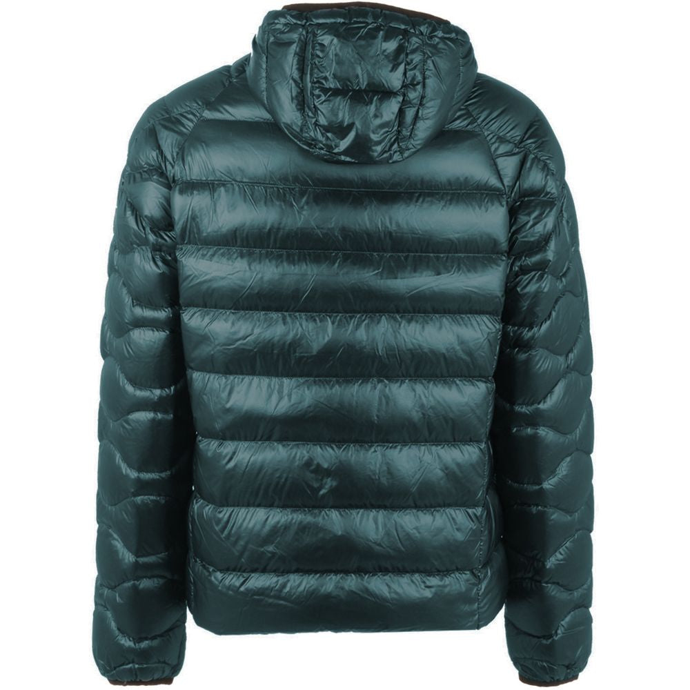 Green Nylon Men Jacket