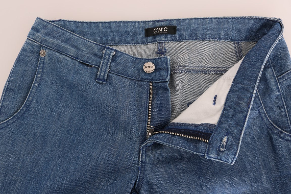 Super Slim Blue Wash Cotton Jeans