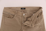 Beige Super Slim Fit Denim Delight