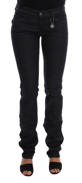 Chic Dark Blue Super Slim Fit Jeans