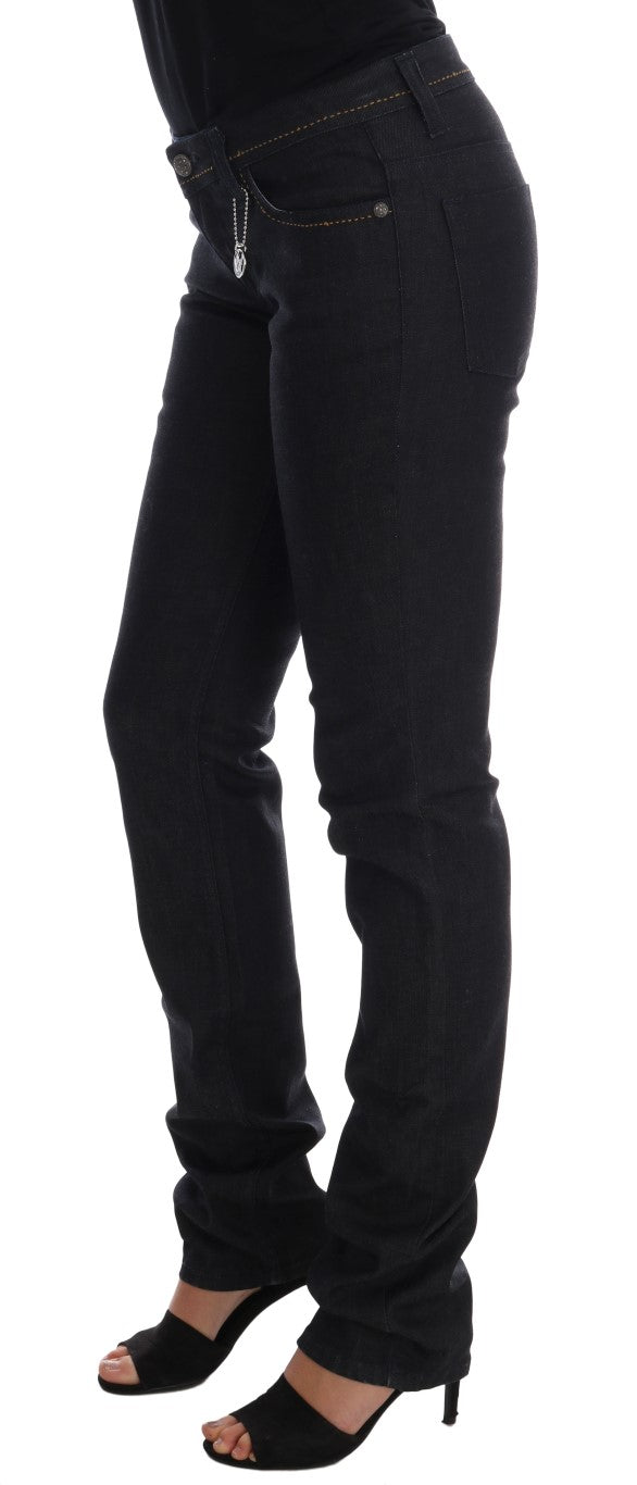 Chic Dark Blue Super Slim Fit Jeans