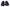 Purple Sheep Fur Leather Loafers