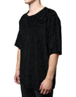Black DG Mania Logo Print T-shirt