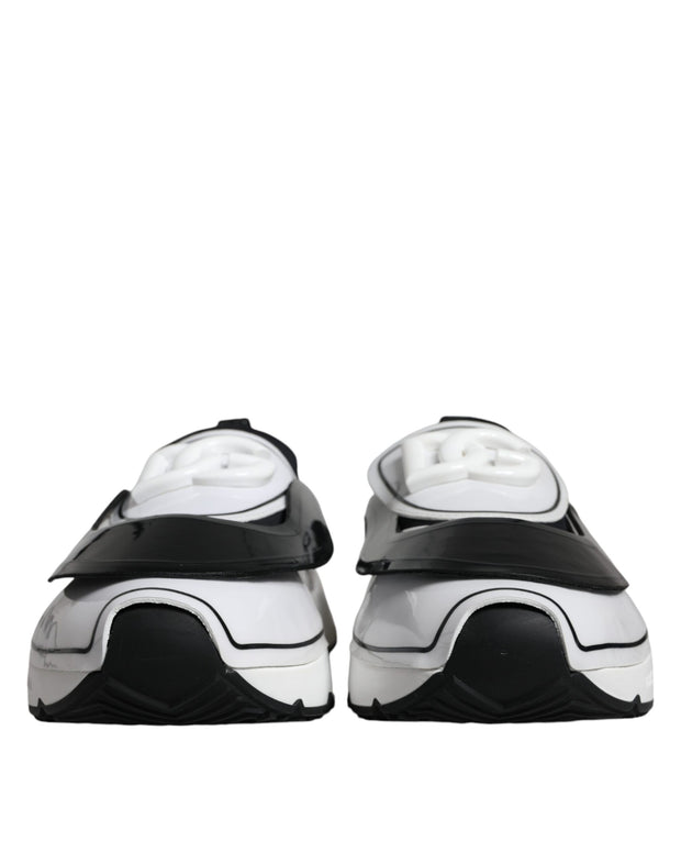 White Black Logo Plaque Daymaster Sneakers Shoes