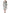 White Silk Floral Print A-line Midi Dress