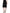 Black Floral Lace High Waist Pencil Cut Skirt