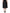 Black Viscose High Waist Pencil Cut Skirt