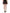 Brown Virgin Wool Mid Waist A-line Mini Skirt