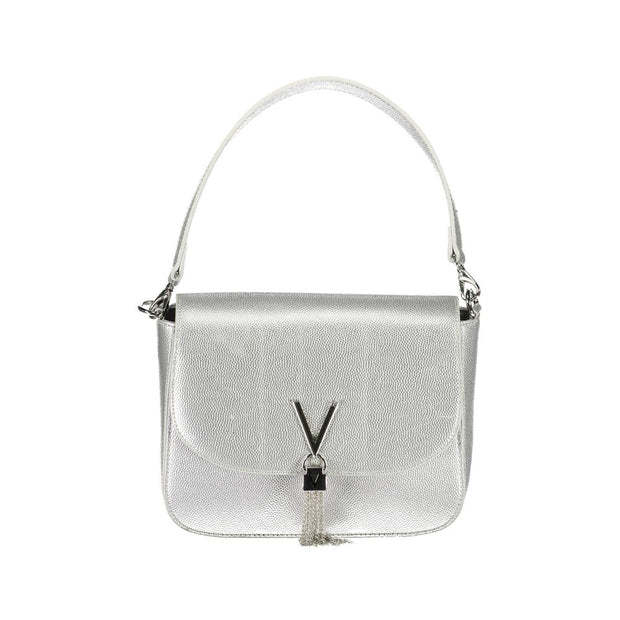 Silver Polyethylene Handbag