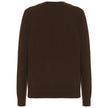 Brown Wool Men's Turtleneck Sweater