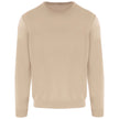 Beige Wool Men Sweater