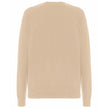 Beige Wool Men Sweater