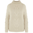 Beige Wool Women Sweater