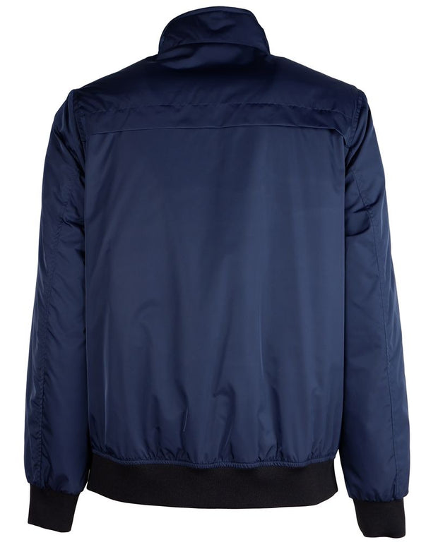 Blue Polyester Jacket