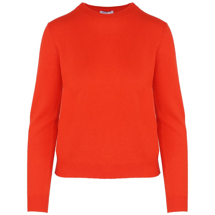 Orange Cashmere Women Sweater