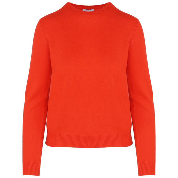 Orange Cashmere Women Sweater