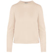 Beige Cashmere Women Sweater