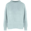 Light Blue Cashmere Women Sweater