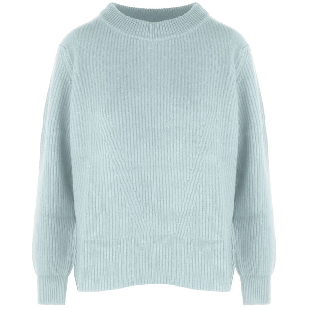 Light Blue Cashmere Women Sweater