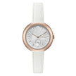 White Leather Watch