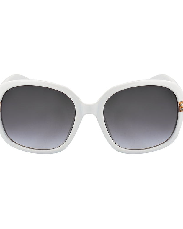White Resin Sunglasses