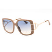 Beige Plastic Sunglasses