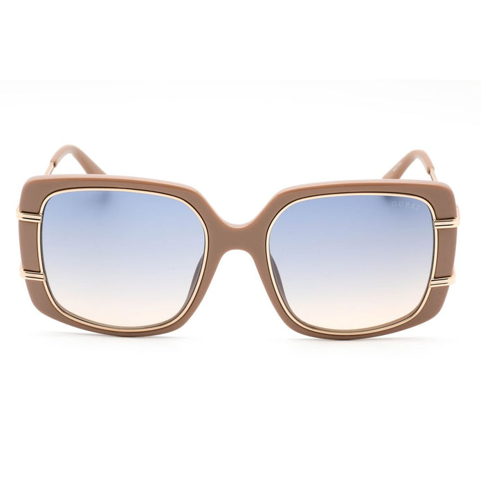 Beige Plastic Sunglasses