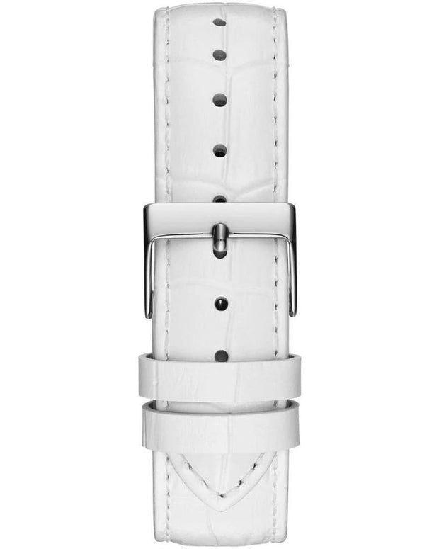 White Leather Watch