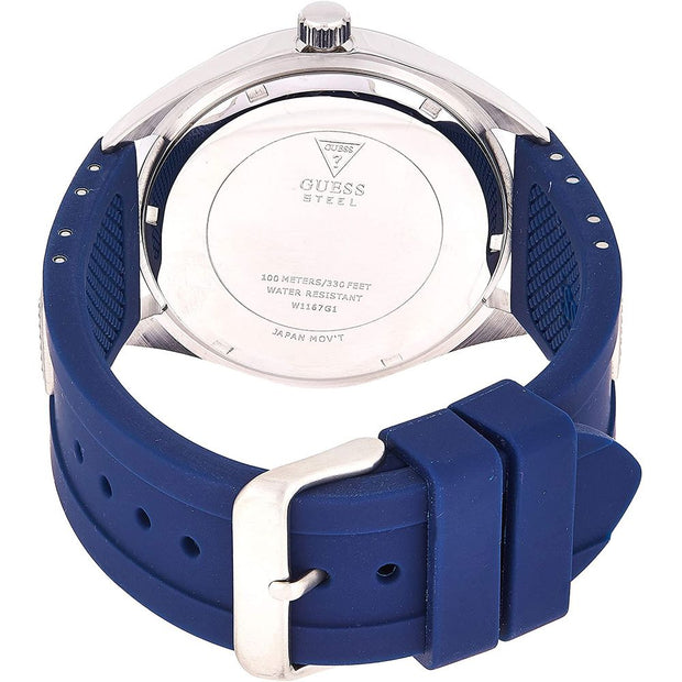 Blue Silicone Watch