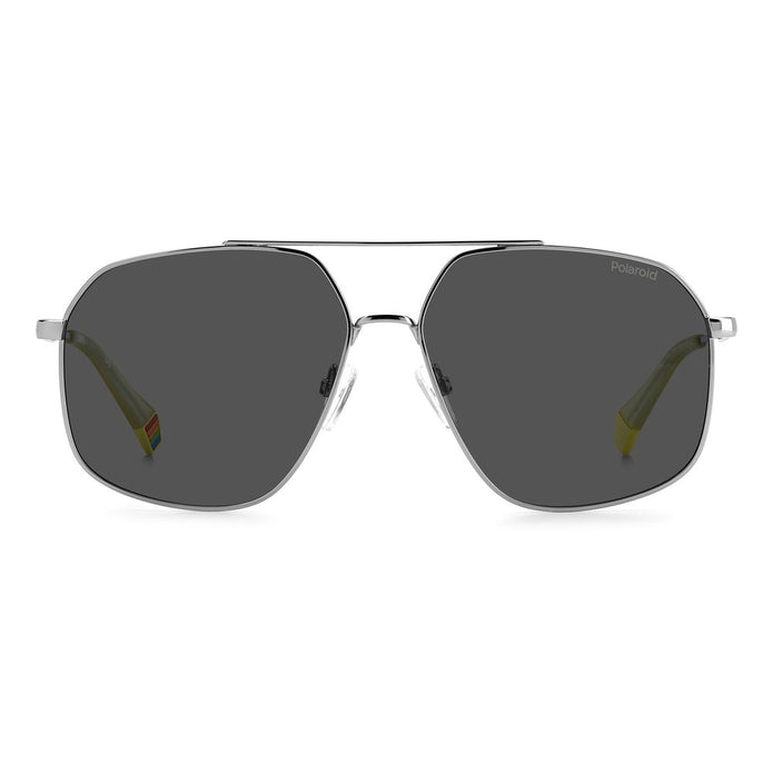 Gray Stainless Steel Sunglasses