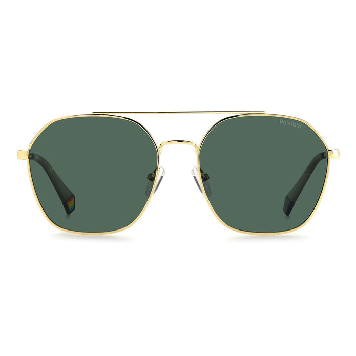 Gold Stainless Steel Sunglasses