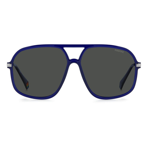 Blue Plastic Sunglasses