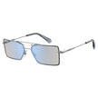 Gray Metal Sunglasses