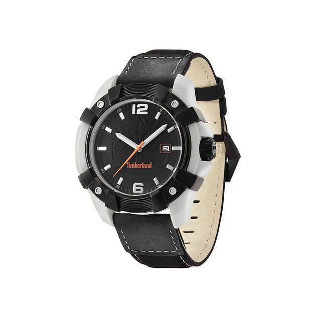 Black Leather Watch